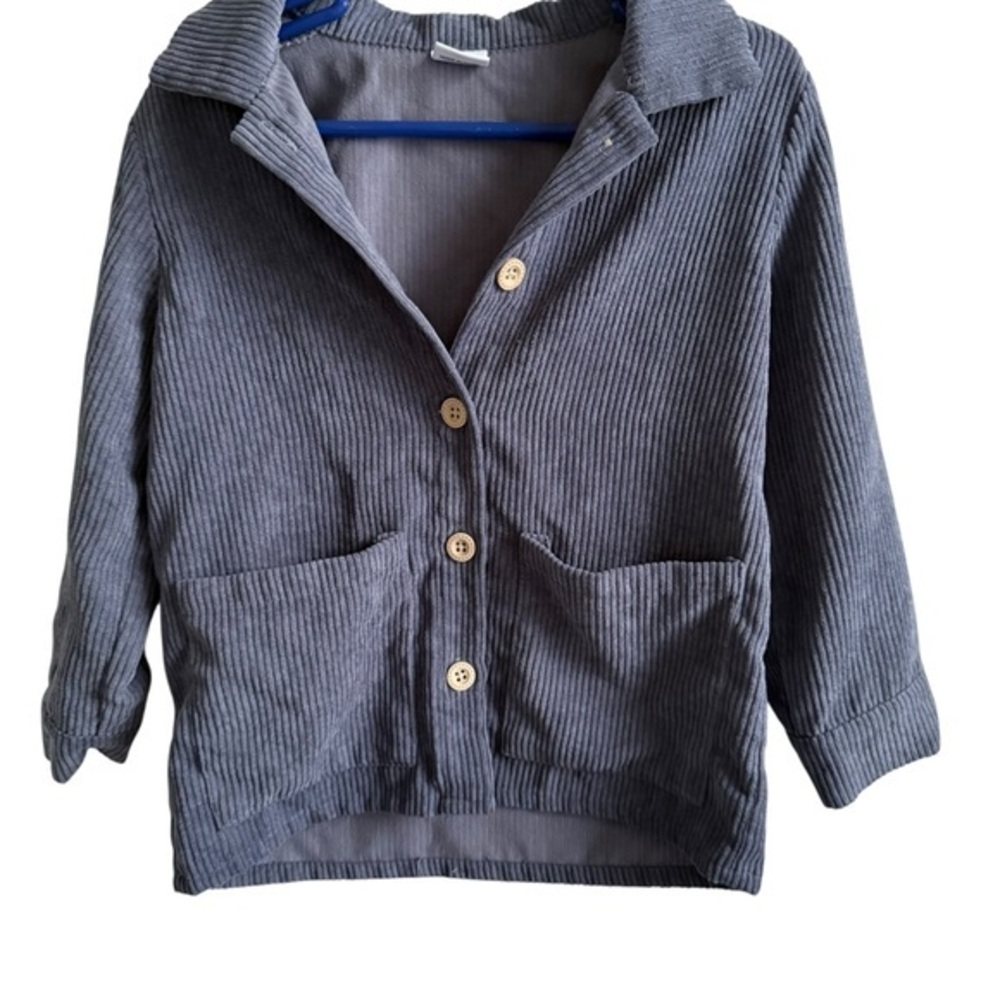 PatPat Blue Corduroy Jacket